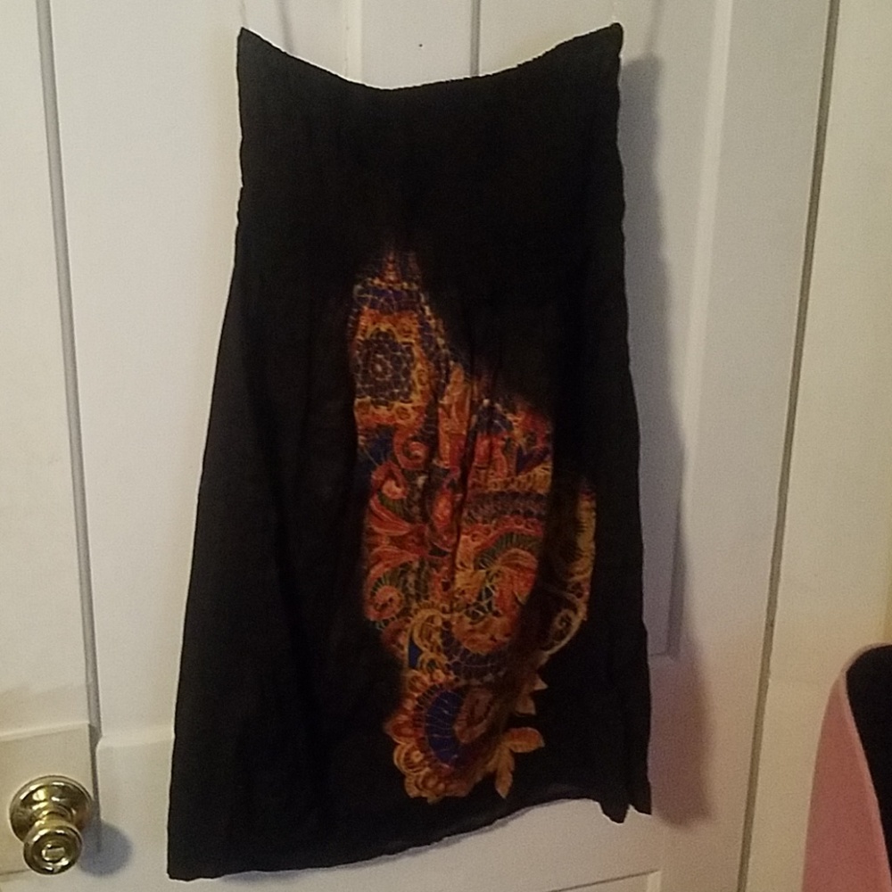 Tube top dress